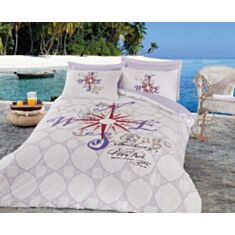 Комплект постельного белья Cotton Box Maritime Ranforce Voyage Lila 2,0 - фото