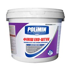 Шпаклевка финишная Полимин ЭКО-ШТУК известковая 12 кг - фото