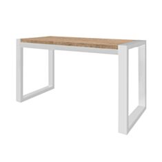 Стіл обідній Метал-Дизайн Спот 136*75 см дуб античний/білий - фото