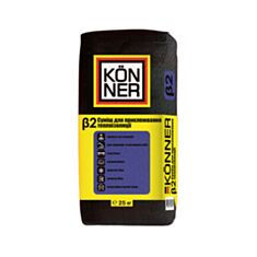Суміш для приклеювання теплоізоляції Konner Beta-2 25 кг  - фото