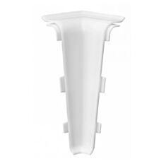 Кут внутрішній для плінтуса Arbiton Indo70 40 білий матовий - фото