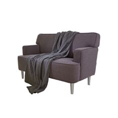 Плед Aren в'язаний 220*240 сірий - фото