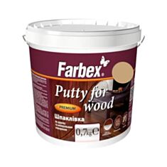 Шпаклівка Farbex для паркету дерев’яних та мінеральних поверхонь дуб 0,7 кг - фото