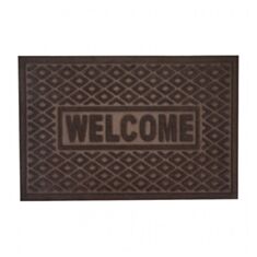 Коврик Мой Дом TZR01453/Br с узором 40*60 см коричневый - фото