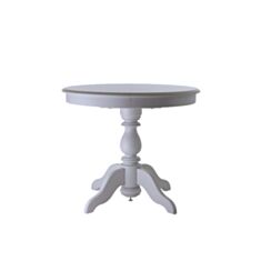 Стіл розкладний дерев'яний Тіроль RAL9003 D80 ясен - фото