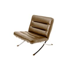 Кресло мягкое Leonardo Lexa темно-бежевое - фото