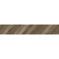 Керамограніт Golden Tile Terragres Wood Chevron right 9L7173 15*90 см коричневий 2 сорт - фото