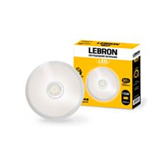 Світильник світлодіодний Lebron L-WLR-S 00-18-85 15W 4100K з датчиком руху білий - фото