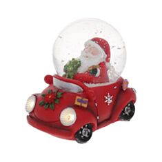 Декоративный водяной шар Автомобиль Санты Bona Di 913-314 8,5 см с LED подсветкой - фото