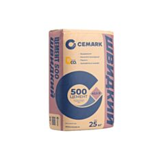 Цемент Cemark М-500 ПЦ ІІ/А-К 25 кг серый - фото