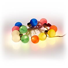 Гирлянда Радужные лампочки теплый белый 20 LED 5 м - фото