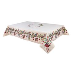 Скатерть новогодняя гобеленовая Limaso RUNNER1157-180 Щедрик 137*180 см - фото