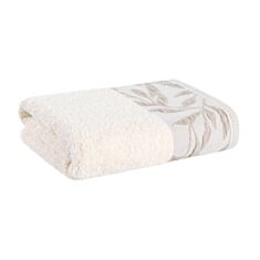 Рушник махровий Home Line Флора 177660 400 г/м2 50*90 см кремовий - фото