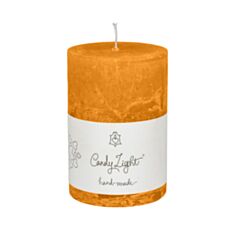 Свеча цилиндр Candy Light С07*10/1-2.9 медово-золотая - фото