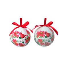 Игрушка на елку Шар 114-03 2 дизайна 7,5 см - фото