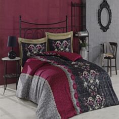 Комплект постільної білизни Cotton Box Royal Saten CASSANDRA Mudrum 2,0 - фото