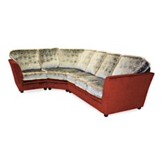 Диван кутовий Малага теракотовий - фото