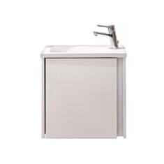 Тумба Ювента Suise 50 с умывальником Suise 50 см белая - фото