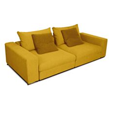 Диван Кавіо двомісний жовтий - фото