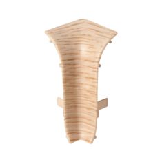 Кут внутрішній для плінтуса ТІС ПЛГВК-0015 з коекструзією ясен - фото