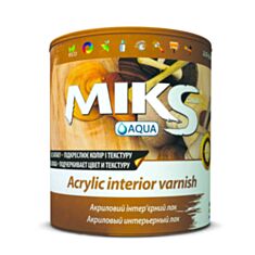 Лак интерьерный Miks Color акриловый полуматовый 10 л - фото
