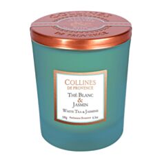 Свеча Collines de Provence Белый чай и жасмин C2808TB 180 г - фото