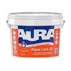 Лак інтер'єрний Aura Aqua Lack 20 акриловий напівматовий 10 л - фото