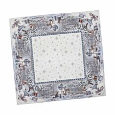 Скатерть новогодняя гобеленовая Limaso MICRO854-100 Лесная песня 97*100 см - фото