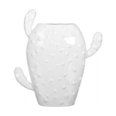 Ваза кактус Eterna WW 2705-28,5 28,5*9,5*28,5 см біла - фото