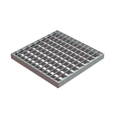 Решітка водоприймальна Spark РВ-28.28 3320 чарункова стальна 280*280 - фото