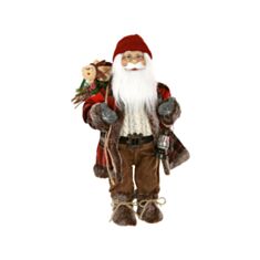 Декоративная фигурка BonaDi Санта с подарками NY14-885 45 см красная/коричневая - фото