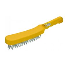Щітка дротяна Modeco MN-69-001 з пластмасовою ручкою - фото