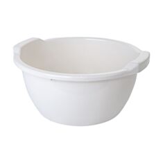 Таз Алеана 121052 круглий 5 л біла роза - фото