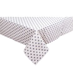 Скатертина бавовняна LiMaso SKTI11 Горошок 137*220 см - фото