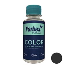 Пігментний концентрат Farbex чорний 100 мл - фото