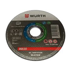 Диск отрезной для нержавеющей стали Wurth 1664131250 Red 125*1*22,2 мм - фото