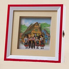 Ключница-картина 017KH 20*20см - фото