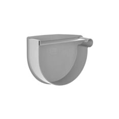 Заглушка воронки Rainway 130 мм права сіра - фото