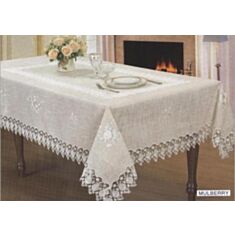 Скатертина Arya FMulberry з гіпюром 160*220 - фото