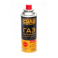 Газ бутан СИЛА 680240 в цанговому балоні - фото