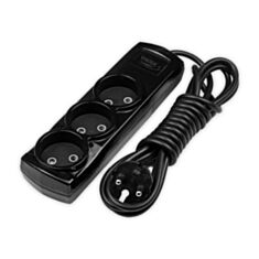 Удлинитель Violux 920490 3 гнезда 5 м без заземления черный - фото