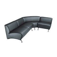 Диван кутовий Richman Флорида чорний - фото