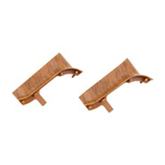 Комплект кутів внутрішніх для плінтуса ТІС 0026-ПЛГВК Дуб Морган 2 шт - фото