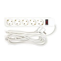 Сетевой фильтр Mutlusan Marso 49-46-63 с заземлением 5 гнезд 5 м - фото