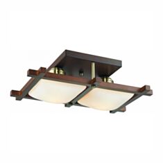Світильник Altalusse Antique brass & Walnut INL-3092C-2 - фото