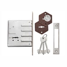 Замок врізний ЗВ-3 сувальдний 91668 - фото