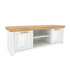 Тумба під телевізор Sudbury P дуб крафт білий/дуб крафт золотий - фото