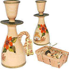 Підсвічник "Соняшники" S&T 94010-3 20см - фото