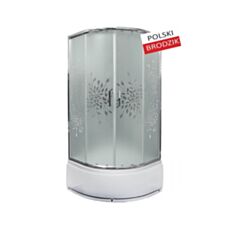 Душова кабіна Liveno Margo 4190-W 90см з піддоном - фото