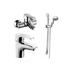 Комплект смесителей KFA Armatura Kwarc 4201-001-00 хром - фото